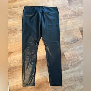 Wild Fable Black Faux Leather Leggings
